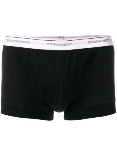 Dsquared2 Logo Print Boxers In Black