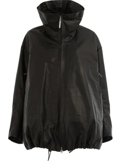 Isaac Sellam Experience Zipped Padded Coat In Black