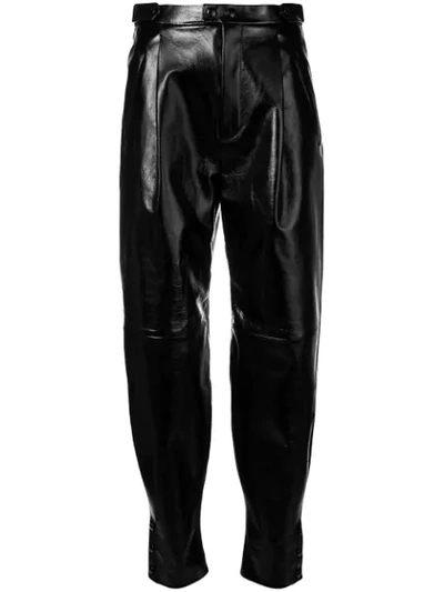 Givenchy High-waisted Trousers In Black