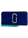 Marc Jacobs Snapshot Standard Continental Wallet - Blue