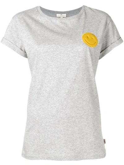 Anya Hindmarch Smile Patch T In Grey