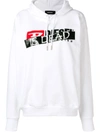 Diesel Hc-s-division Hoodie - White