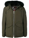 Moose Knuckles Padded Parka In Green