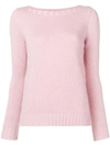 Aragona Cashmere Knit Sweater In Pink