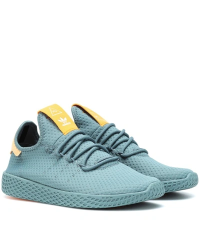 Adidas Originals By Pharrell Williams Tennis Hu Sneakers In Blue