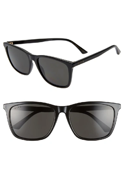 Gucci Men's Gg0404s007m Injection Sunglasses - Polarized In Black