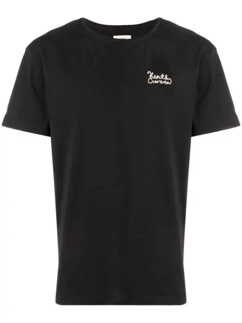 Kent & Curwen Embroidered Logo T-shirt In Black | ModeSens