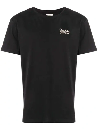 Kent & Curwen Embroidered Logo T-shirt In Black