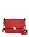 Tory Burch Chelsea Leather Crossbody Bag - Red In Redstone