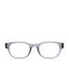 Look Optic Unisex Bond Square Blue Light Glasses, 50mm In Gray