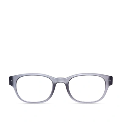 Look Optic Unisex Bond Square Blue Light Glasses, 50mm In Gray