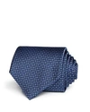 The Men's Store At Bloomingdale's Micro Grid Classic Tie - 100% Exclusive In Blue