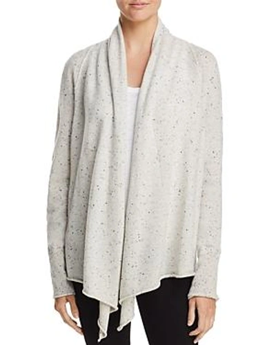 Aqua Cashmere Drape Front Cashmere Cardigan - 100% Exclusive In Ash Nep