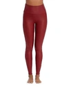 Spanx Ready-to-wow&trade; Faux-leather Leggings In Crimson
