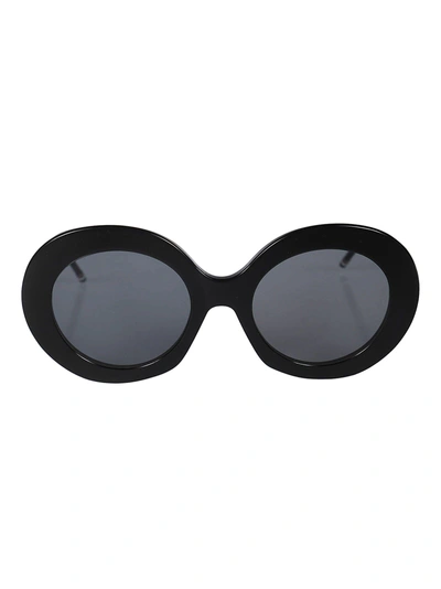 Thom Browne Big Round Sunglasses In Blk