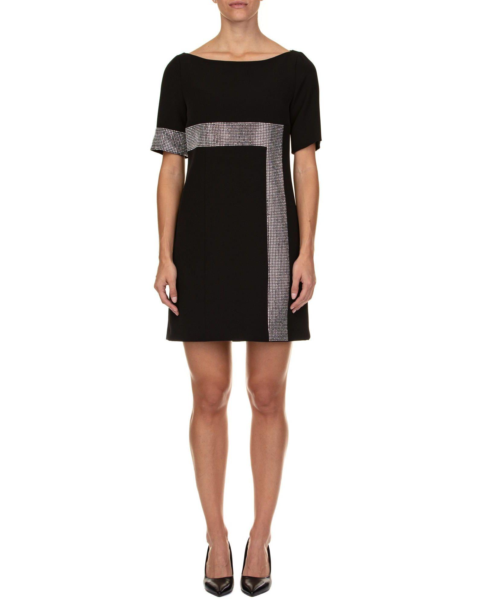 Versace Mini Dress In Black ModeSens