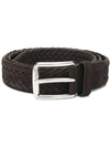 Tod's Woven Belt - Brown