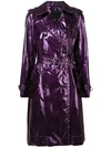 Marc Jacobs Metallic Raincoat - Purple