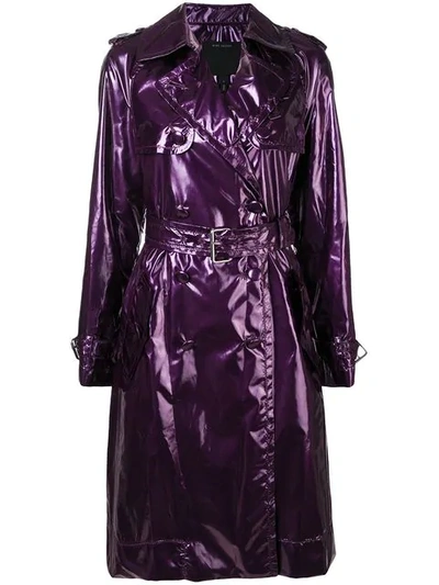Marc Jacobs Metallic Raincoat - Purple
