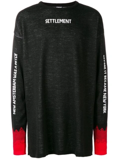 Newams Settlement Long Sweater - Black