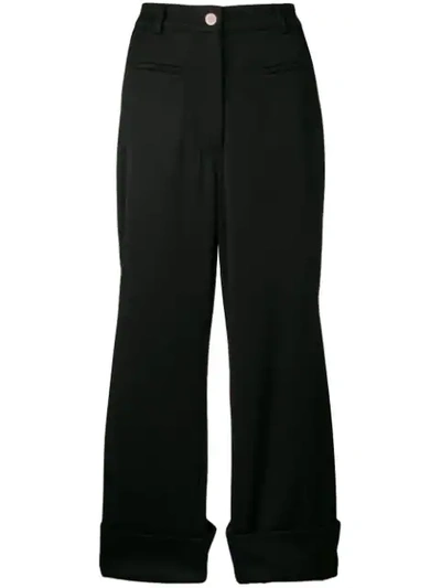 Loewe Flare Fisherman Trousers - Black
