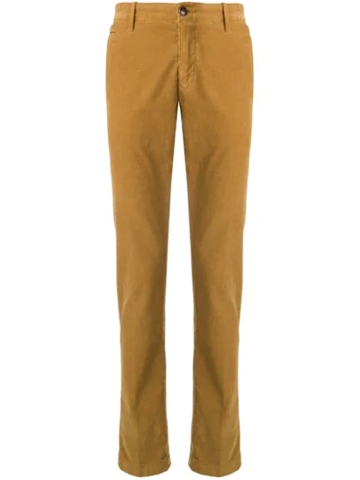 Jacob Cohen Bobby Trousers In Yellow
