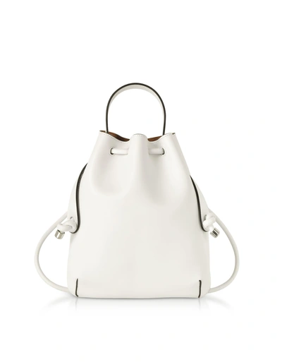 Meli Melo Briony Mini Nappa Leather Backpack In White
