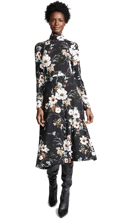 Yumi Kim Stargaze Dress In Flower Patch Black