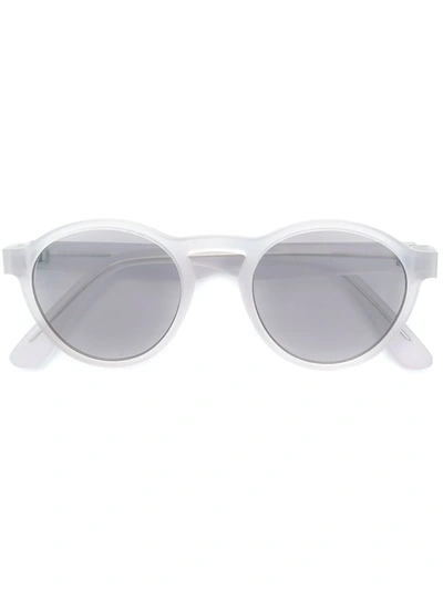 Mykita X Maison Margiela Round Sunglasses In Grey