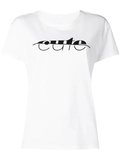 Armani Exchange Cute Print T-shirt - 白色 In White