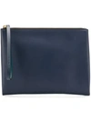 Marni Logo Bicolour Clutch - Blue