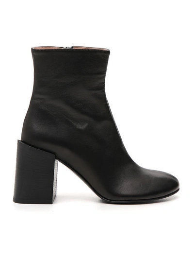 Acne Studios Acne Chunky Heel Ankle Boots In Black