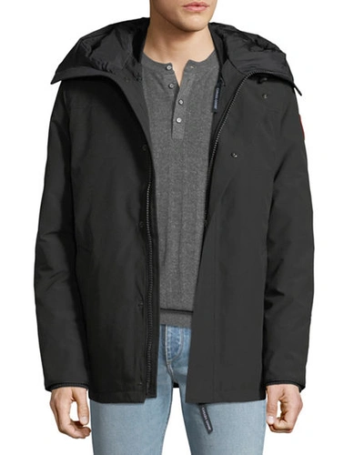 Canada Goose Men's Garibaldi 3-in-1 Parka Coat In Black