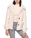 Free People So Soft Cozy Peacoat In Ivory