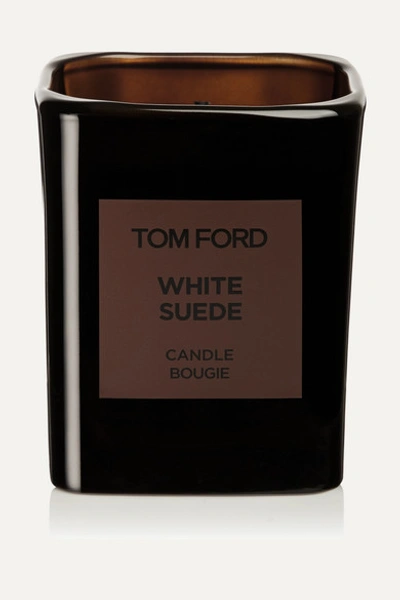 Tom Ford Private Blend White Suede Scented Candle, 595g In Colorless