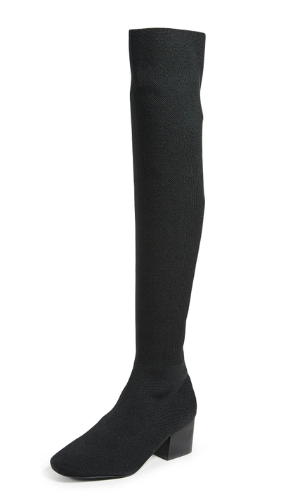 Sol Sana Kindred Block Heel Boots In Black