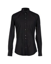 Dolce & Gabbana Checked Shirt In Black