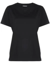 Ferragamo Cotton Jersey Short Sleeves T-shirt With Signature Pin In Black