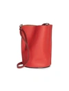 Loewe Gate Leather Bucket Bag In Scarlet Red