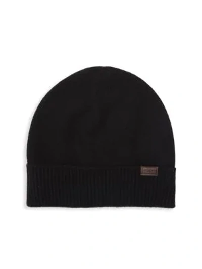 Hickey Freeman Men's Cashmere Beanie In 001blk