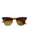 Ray Ban Rb3016 51mm Classic Clubmaster Sunglasses In Orange