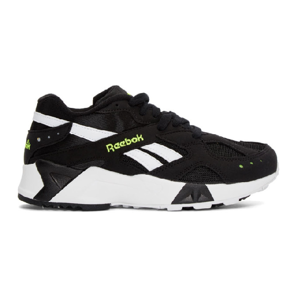 reebok aztrek black and white