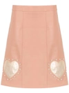 Andrea Bogosian Flared Skirt - Neutrals