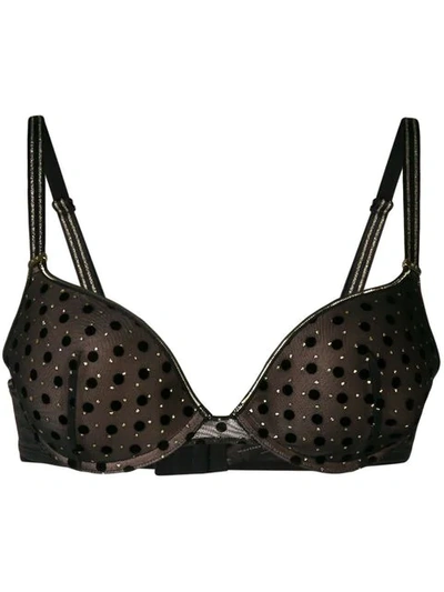 Marlies Dekkers Petit Point Push-up Bra In Black ,neutral