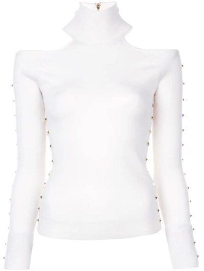 Alice And Olivia Kahlo Jumper In White