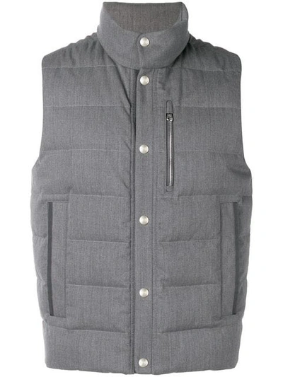 Moncler Tarnac Vest Jacket In Grey