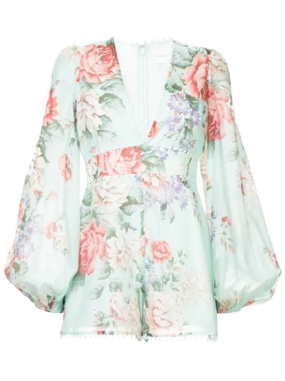 Alice Mccall One By One Playsuit In Green
