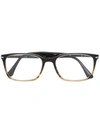 Persol Rectangular Shaped Glasses In Black