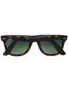 Ray Ban Wayfarer Acetate Sunglasses In Brown