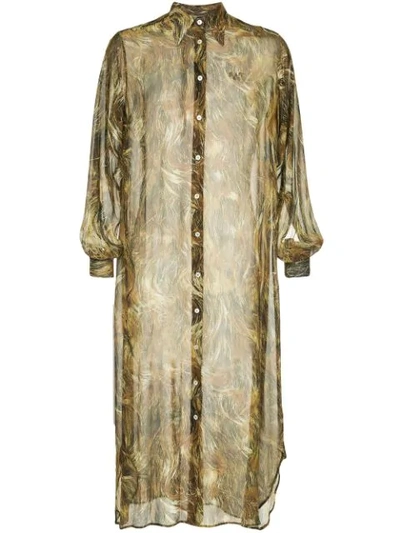 Vivienne Westwood Arab Long Shirt In Multicolour